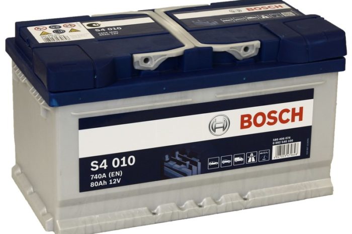 Аккумуляторная батарея BOSCH SILVER S4 010 (580 406 074)
